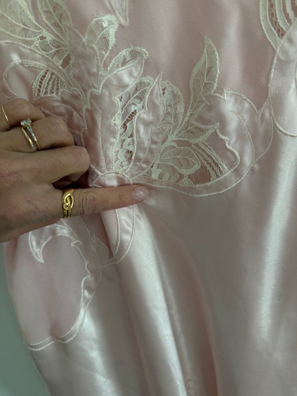 Vintage Natori Nightgown Slip Dress - Picture 9 of 9